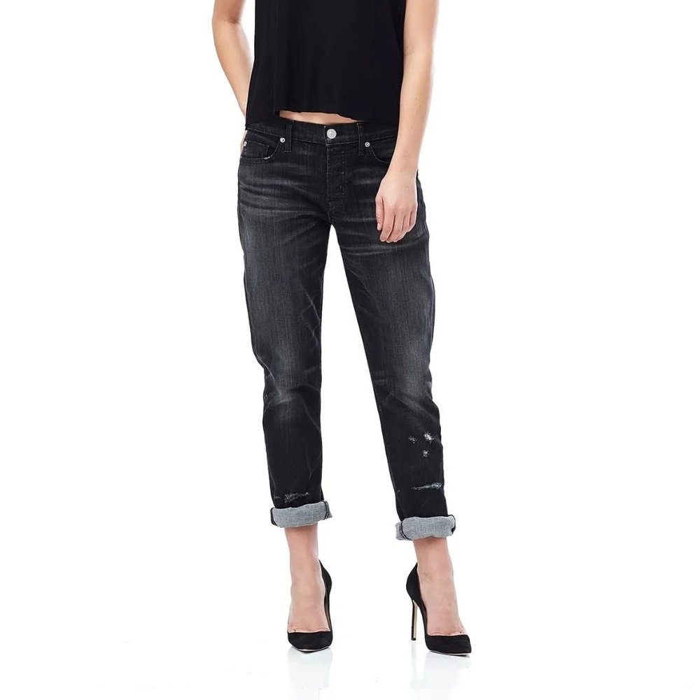 Hudson Riley Relaxed Straight 5 Pocket Jeans, Fragmented 30